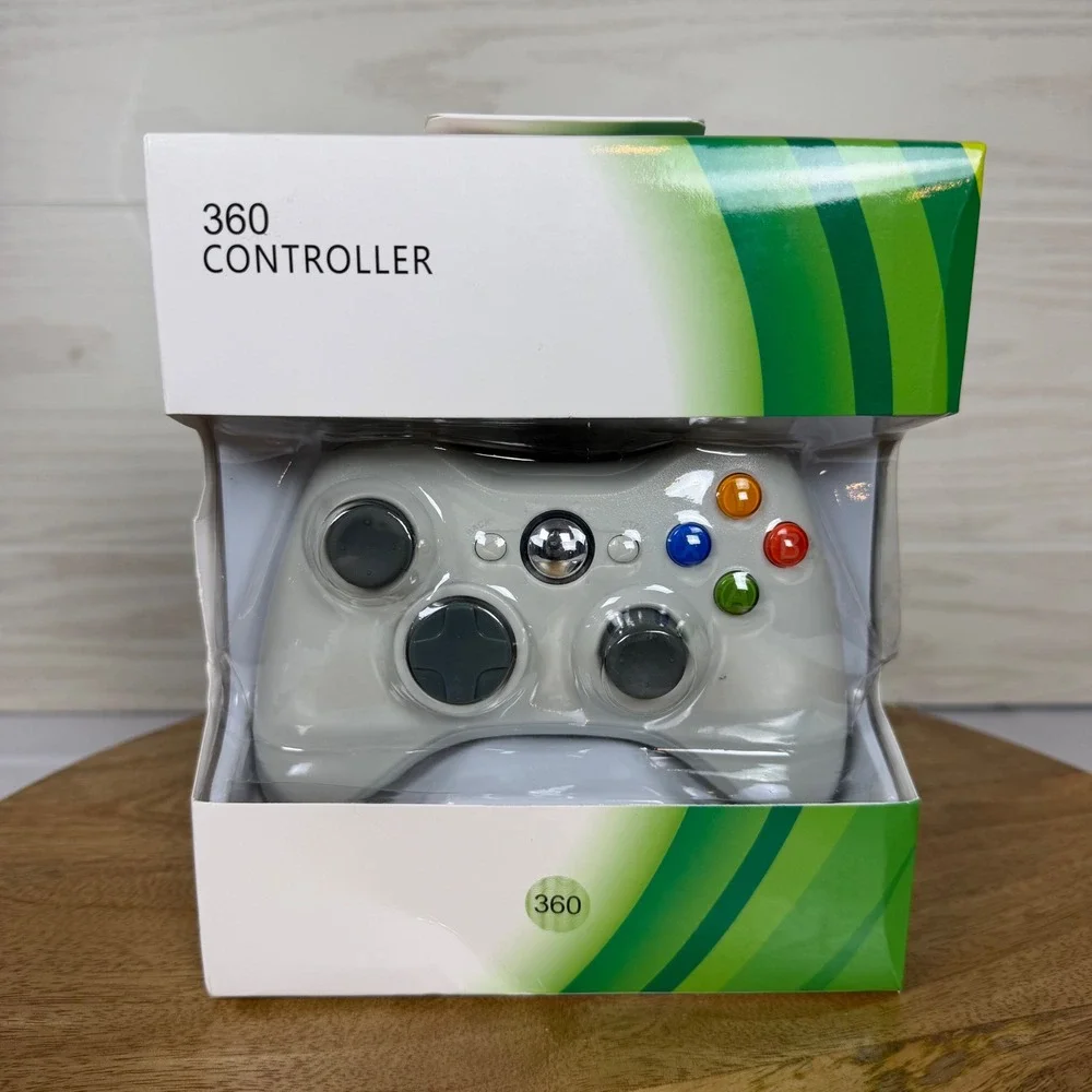 Xbox 360 Wired Controller Gamepad 9ft Cable New In Box